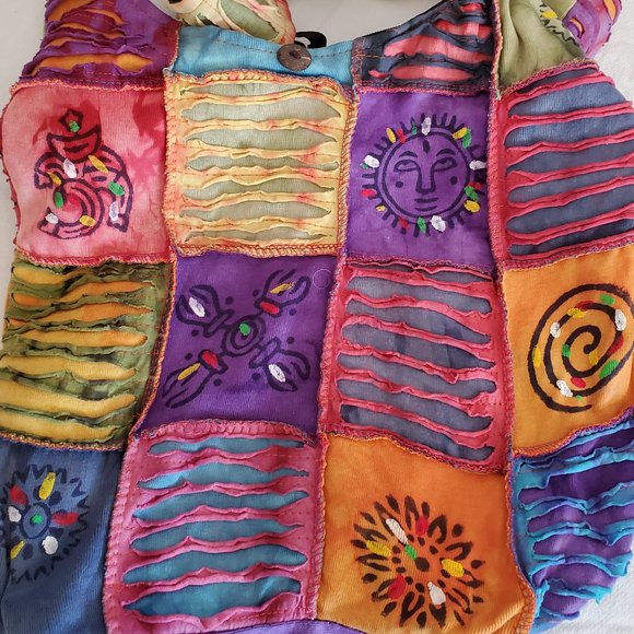 Rising International Hobo Patchwork Distressed Bag - Picture 7 of 8